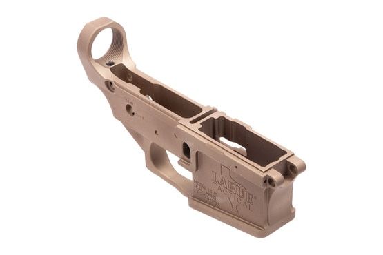 Flat Dark Earth AR-15 lower receiver.